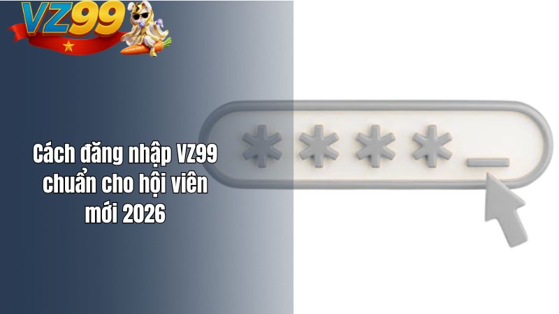Cách đăng nhập VZ99 chuẩn cho hội viên mới 2026